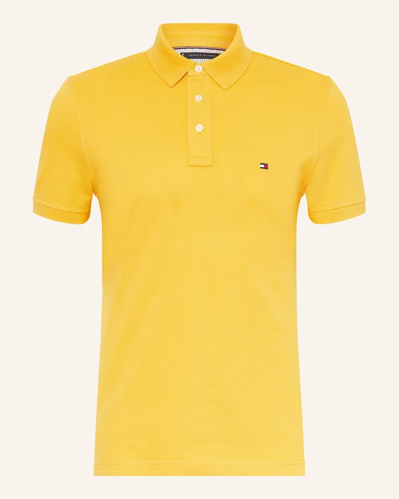 Tommy Hilfiger Piqué-Poloshirt Regular Fit gelb Gelb