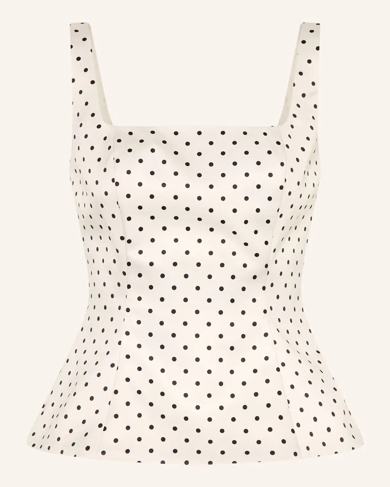 ROTATE Birger Christensen Satintop weiss Creme