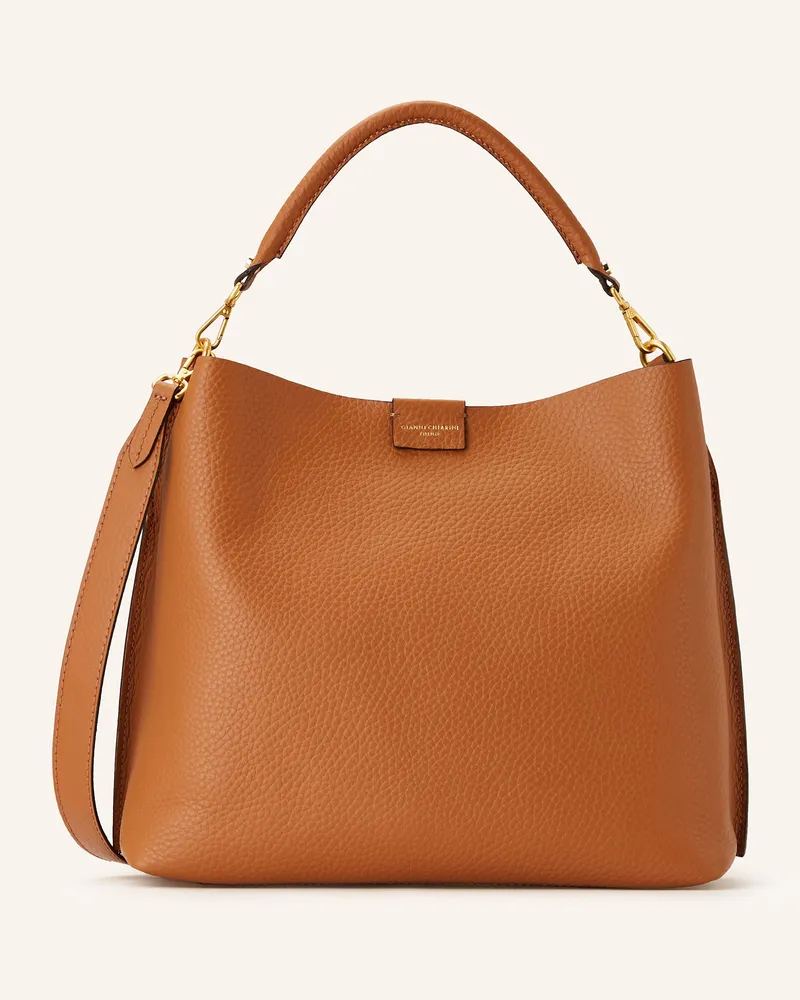 Gianni Chiarini Handtasche ARETHA mit herausnehmbarer Pouch Cognac