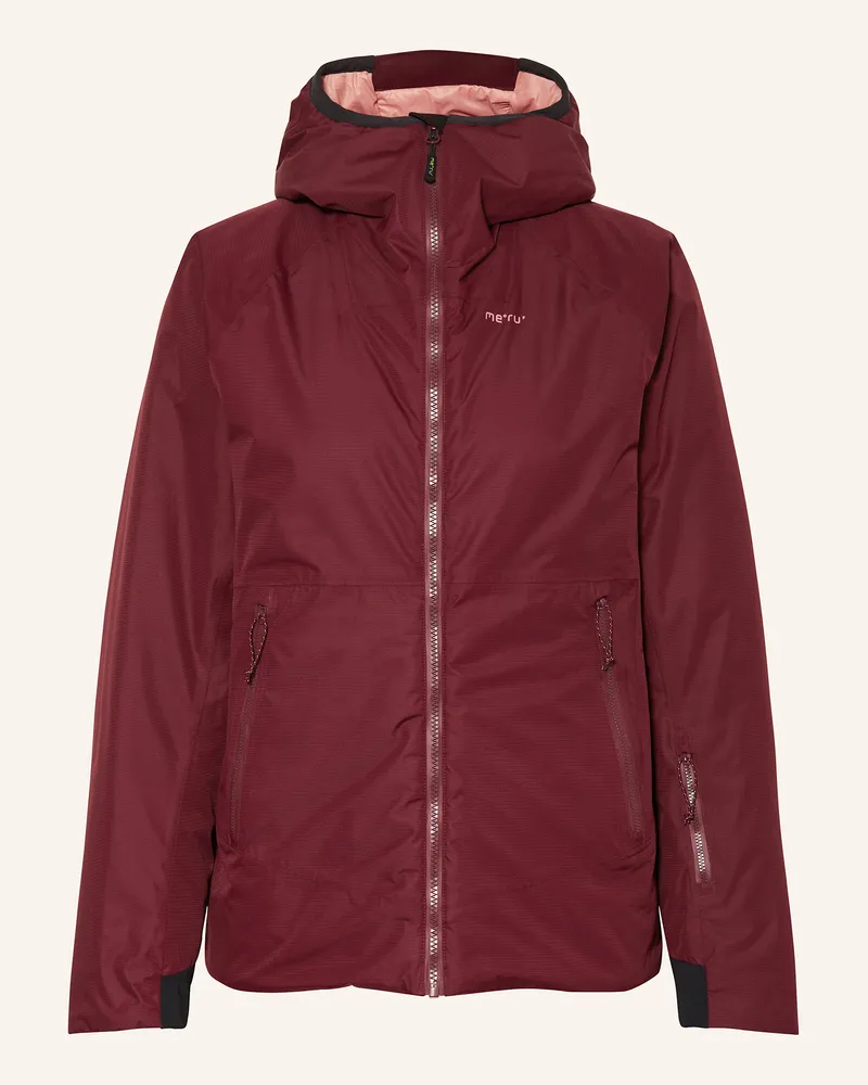 me°ru' Funktionsjacke PILOT POINT Dunkelrot