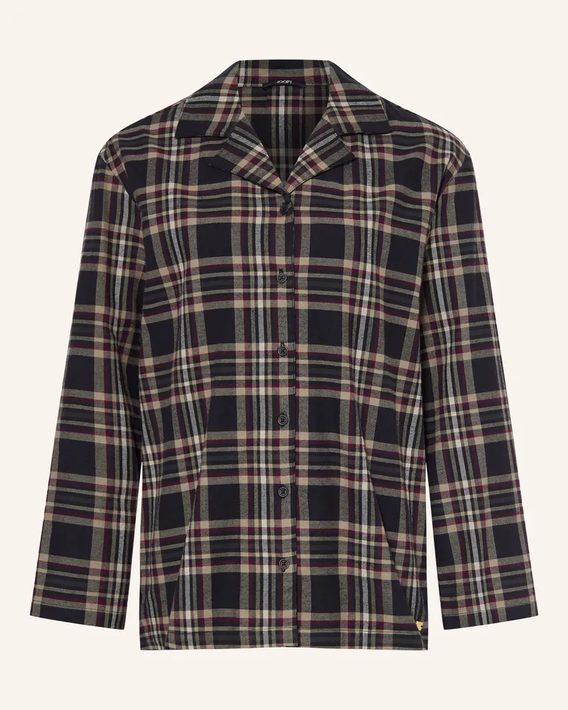 JOOP! Schlafshirt Aus Flanell blau Dunkelblau