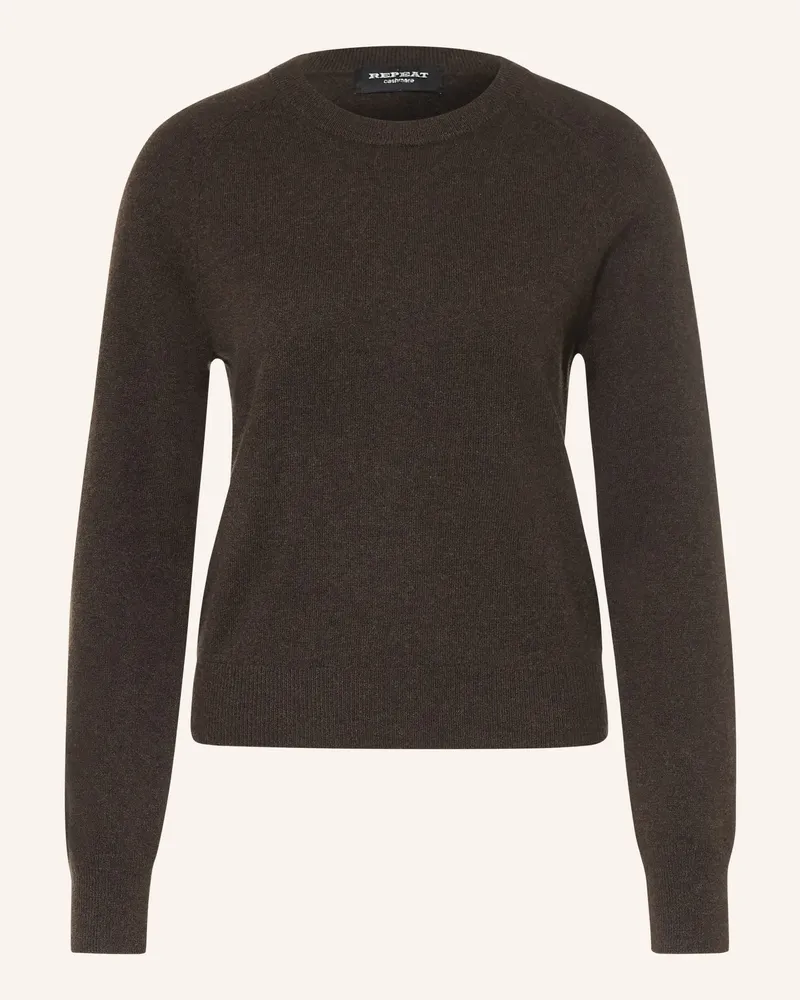 Repeat Cashmere-Pullover braun Dunkelbraun