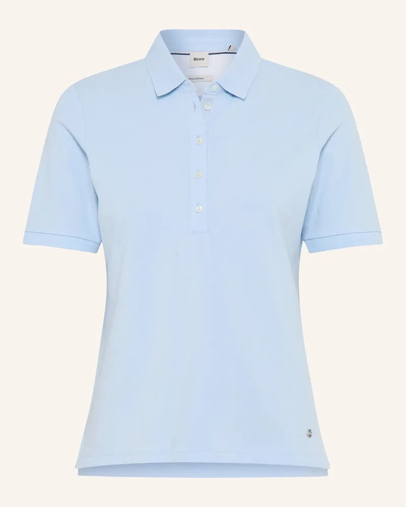 Brax Piqué-Poloshirt Style Cleo blau Hellblau