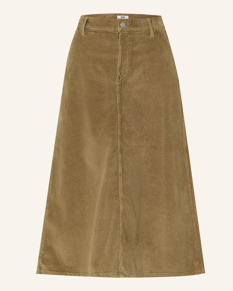 Mavi Jeans Cordrock KAELI Khaki