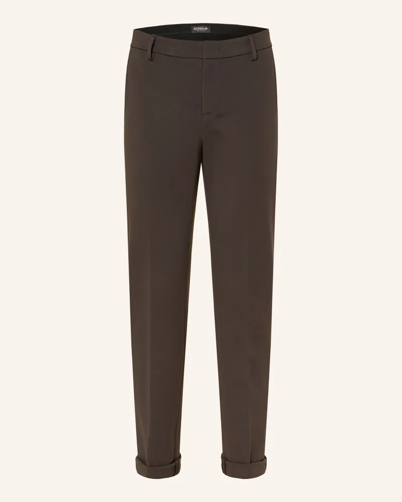 Dondup Chino Gaubert Regular Fit braun Dunkelbraun