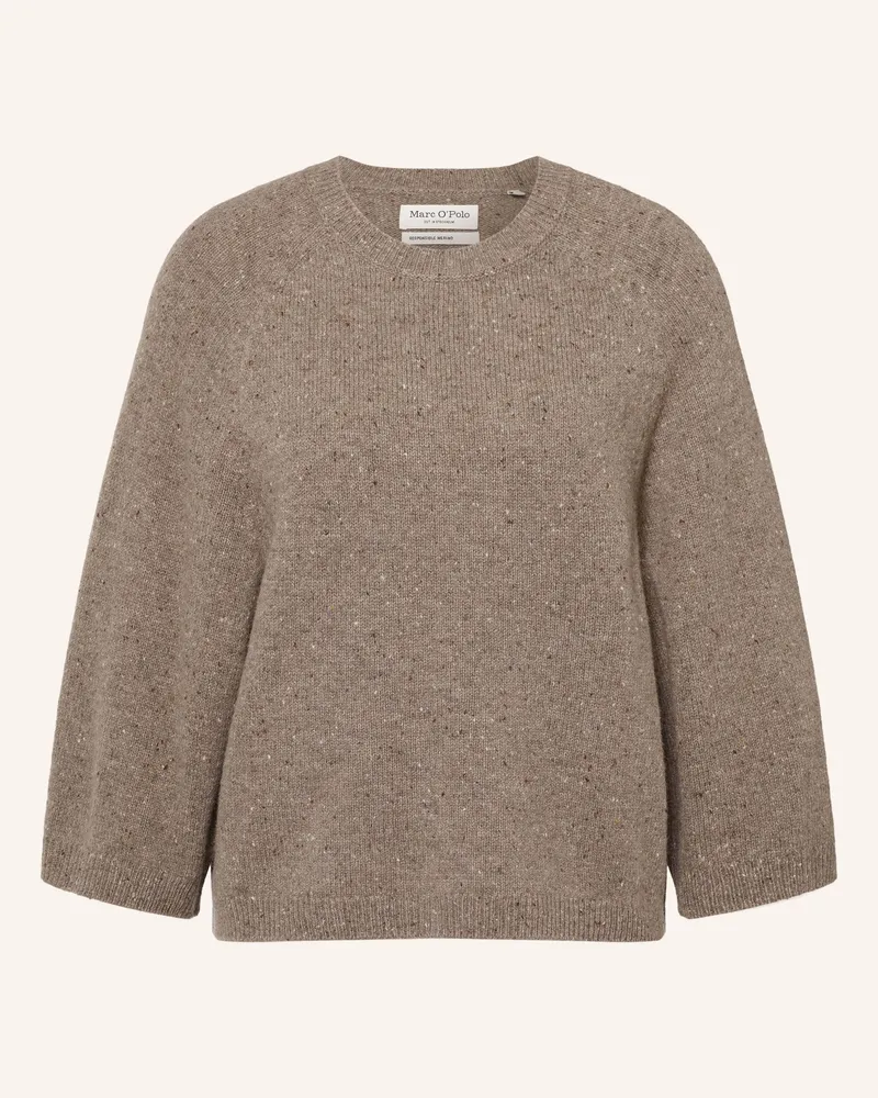 Marc O'Polo Pullover Mit 3/4-Arm beige Beige