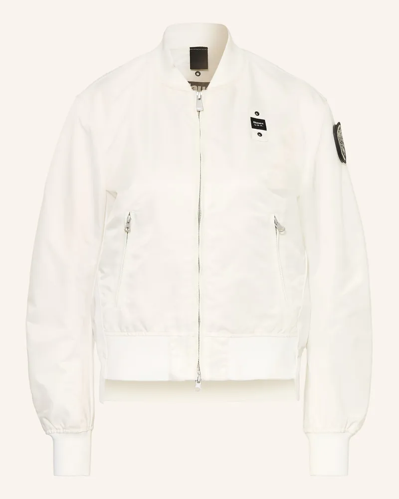 Blauer Blouson LAURIE Weiss