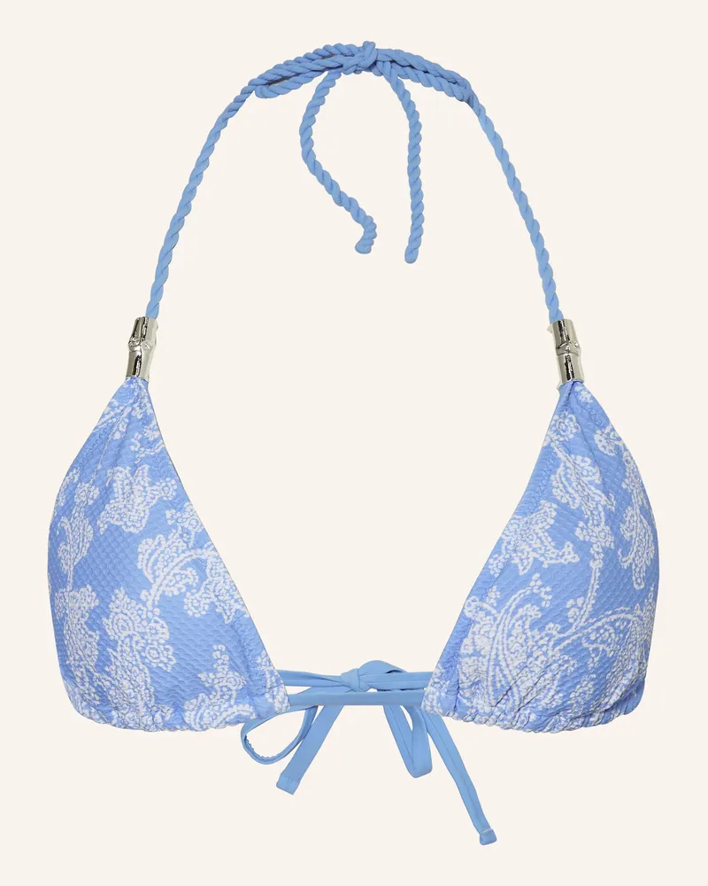 Heidi Klein Triangel-Bikini-Hose PLAYA PARAISO Blau