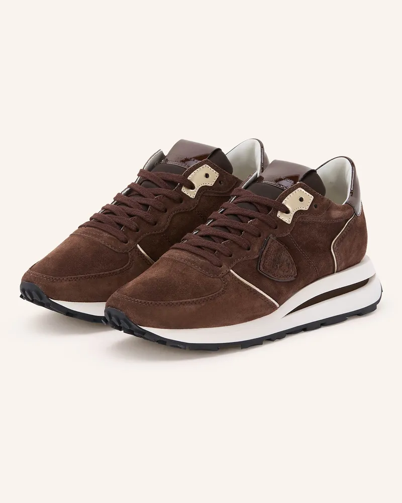 Philippe Model Sneaker TROPEZ HAUTE Dunkelbraun