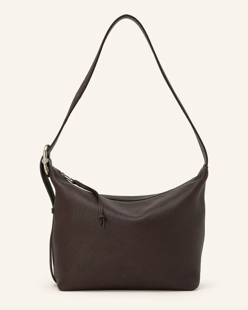 Loewe Schultertasche Medium braun Dunkelbraun