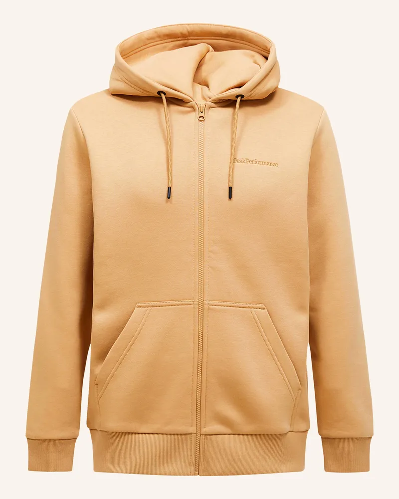 Peak Performance Kapuzensweatshirt Camel