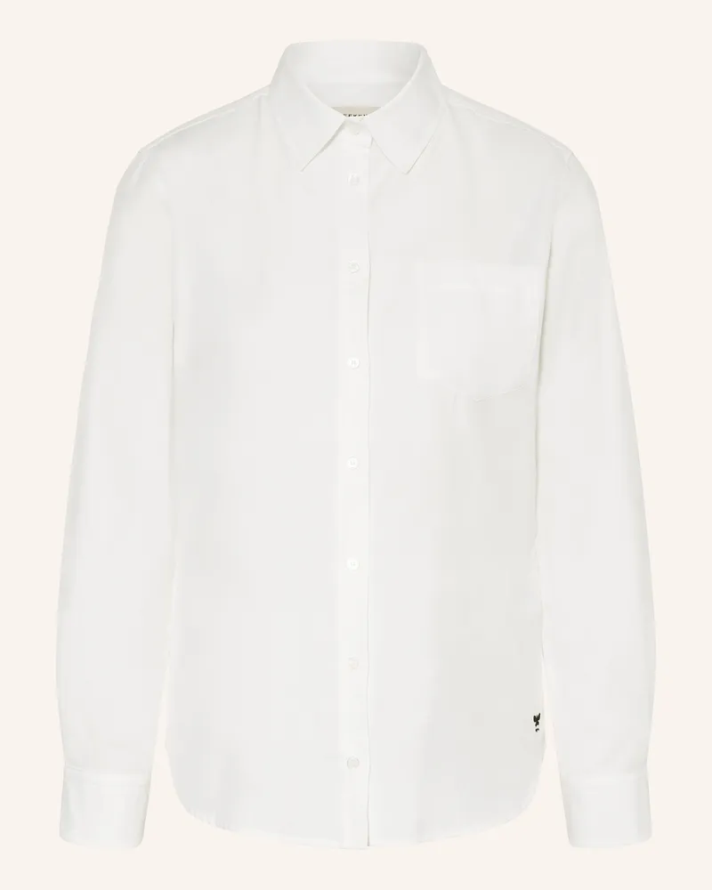 Max Mara Hemdbluse Nichel weiss Weiss