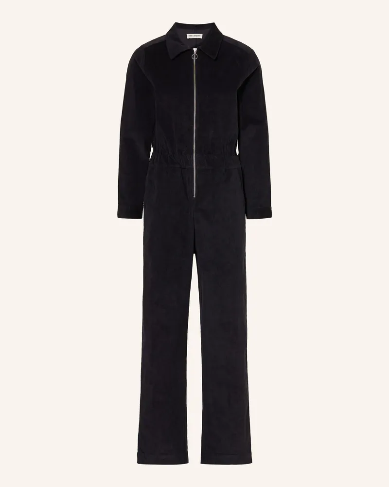 Lollys Laundry Jumpsuit Aberdeenll Aus Cord blau Dunkelblau