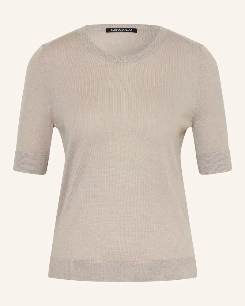 Luisa Cerano Strickshirt rosa Taupe