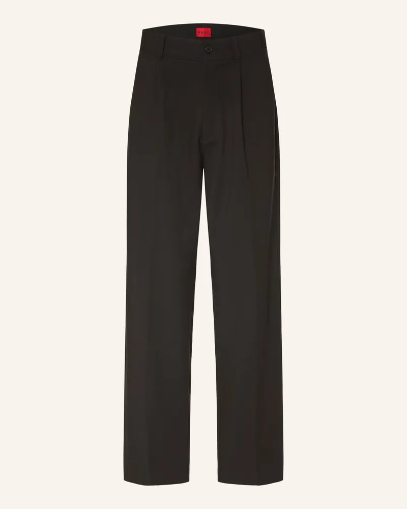 HUGO BOSS Chino Riko Regular Fit schwarz Schwarz
