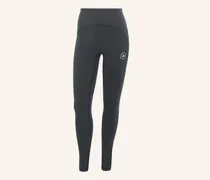 Adidas By Stella Mccartney Studio Leggings, Baumwolle schwarz