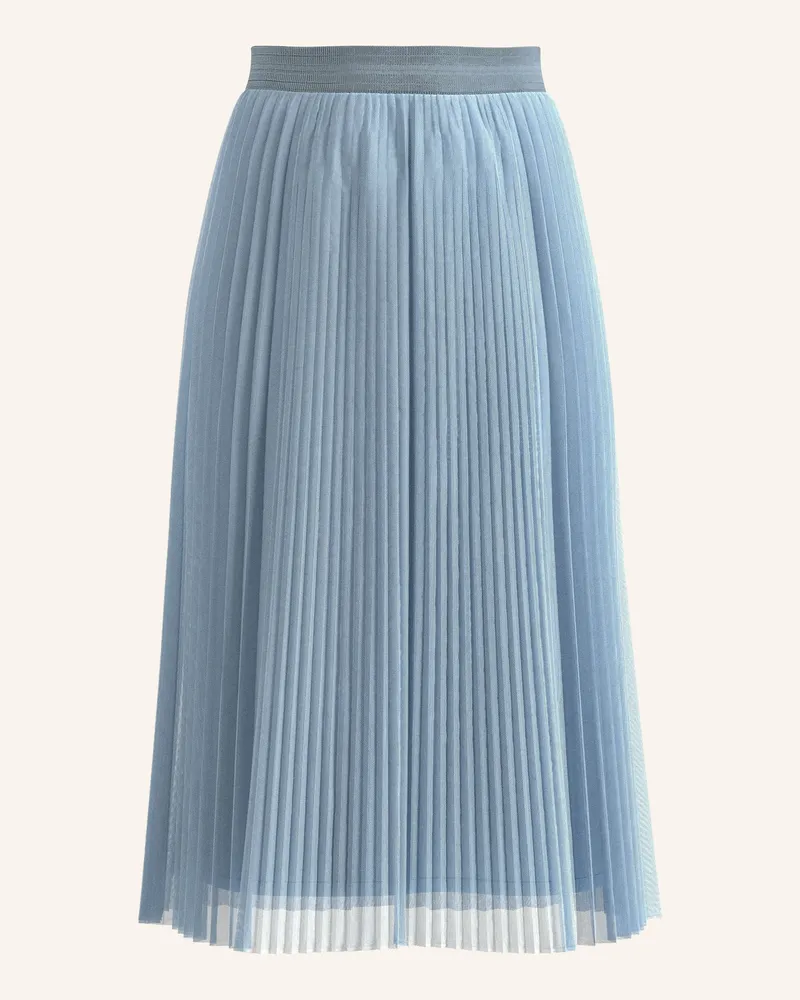 S.Oliver Plisseerock blau Hellblau