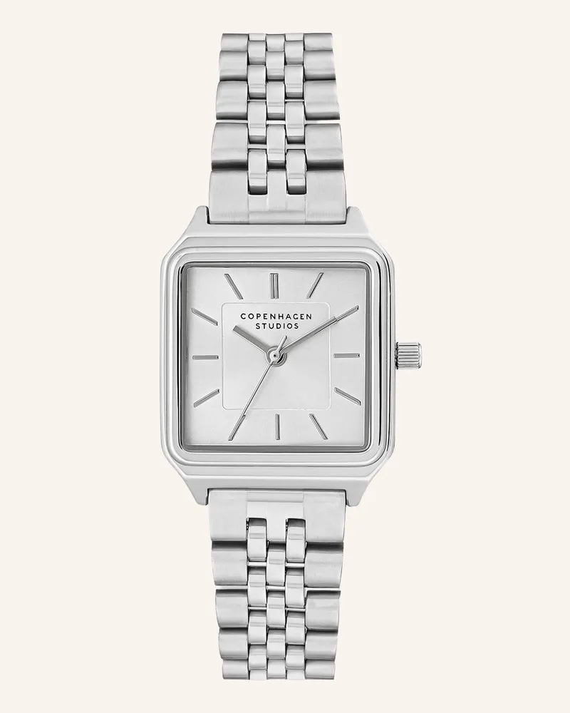 Copenhagen Armbanduhr  aus  Edelstahl Silber