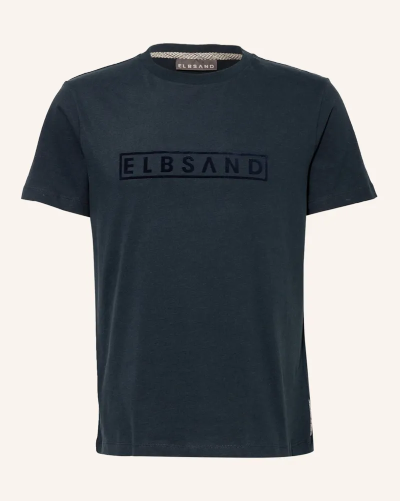 ELBSAND T-Shirt Finn blau Dunkelblau
