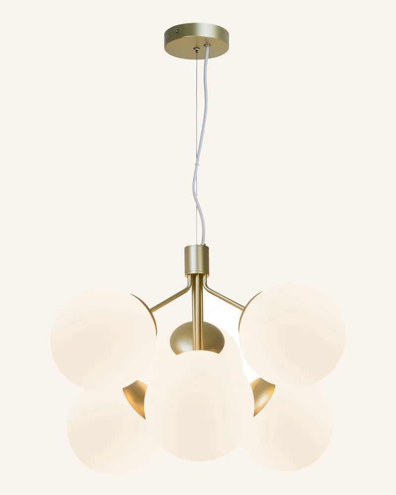 NORDLUX Pendelleuchte Ivona 6-Spot braun Gold