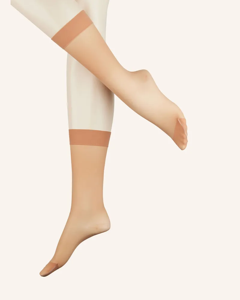 ITEM m6 Fein-Kniestrümpfe INVISIBLE 15 Beige