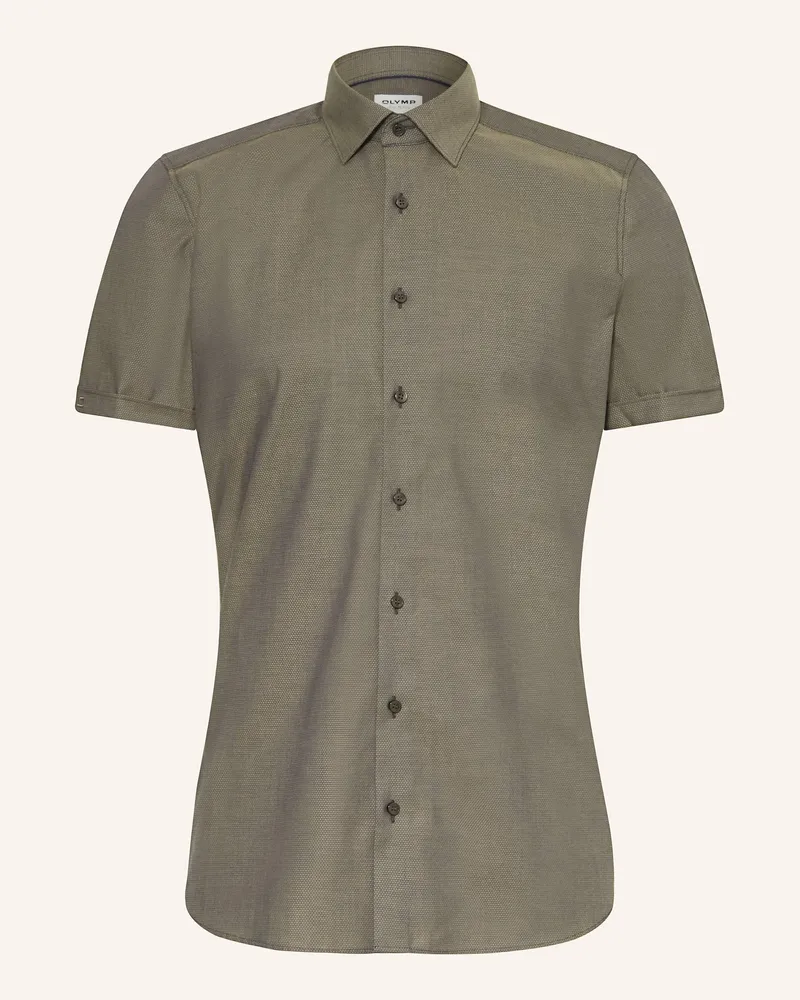 Olymp Kurzarm-Hemd Level Five body fit Khaki