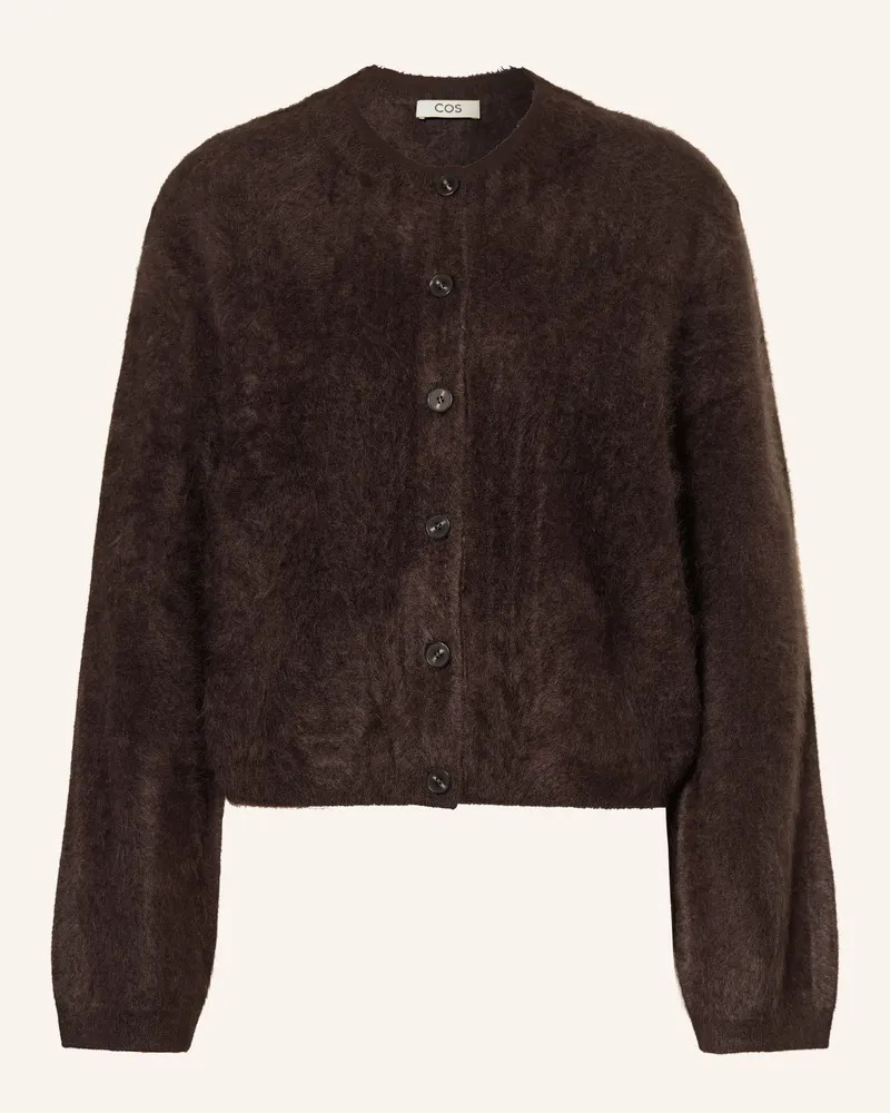 COS Strickjacke braun Schwarz