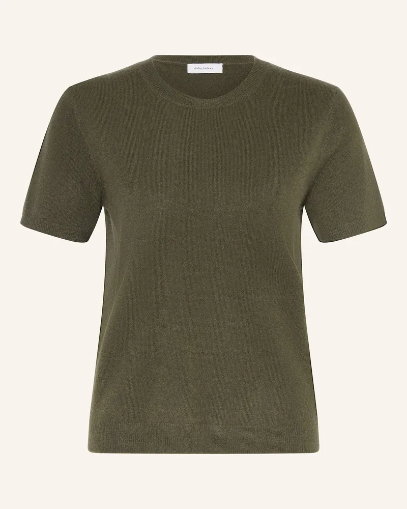 Darling Harbour Strickshirt aus Cashmere Dunkeloliv