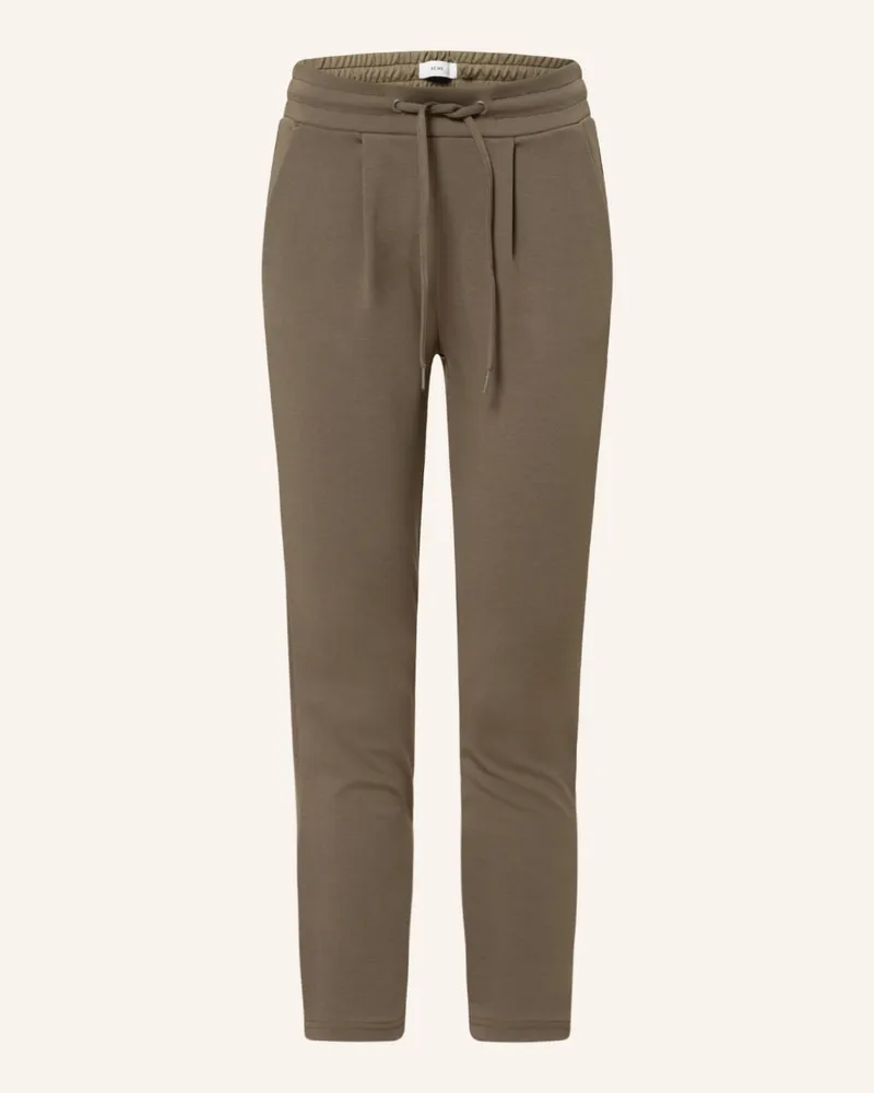 ICHI Hose Im Jogging-Stil Ihkate gruen Oliv