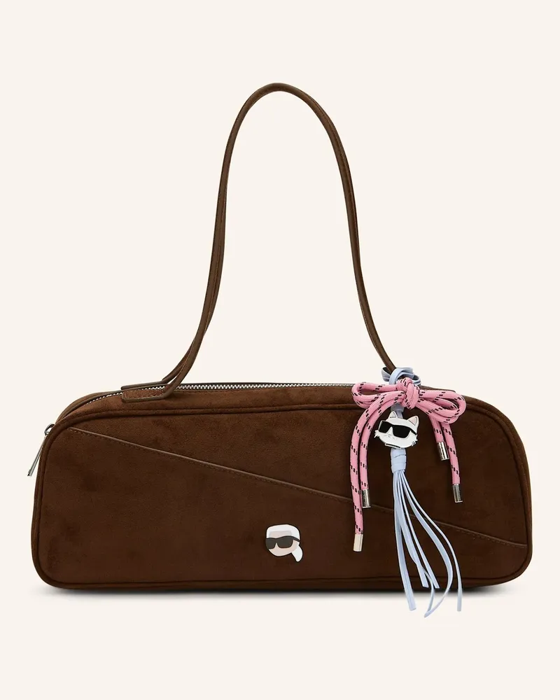 Karl Lagerfeld Schultertasche braun Braun