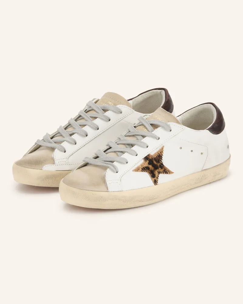 Golden Goose Sneaker Super-Star weiss Weiss