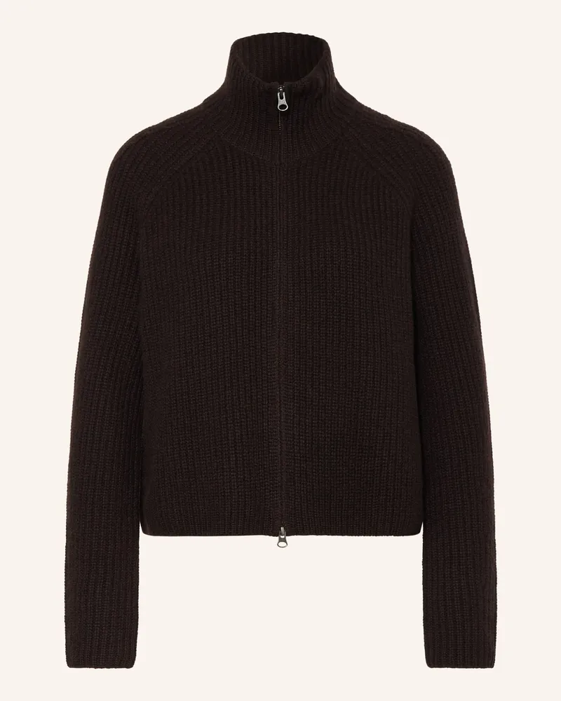Lisa Yang Strickjacke Aus Cashmere braun Dunkelbraun