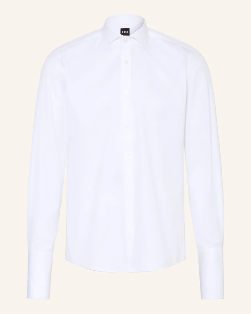 HUGO BOSS Hemd JOE Regular Fit Weiss