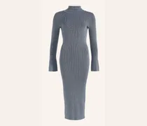 Strickkleid Metallic Elegance Dress grau