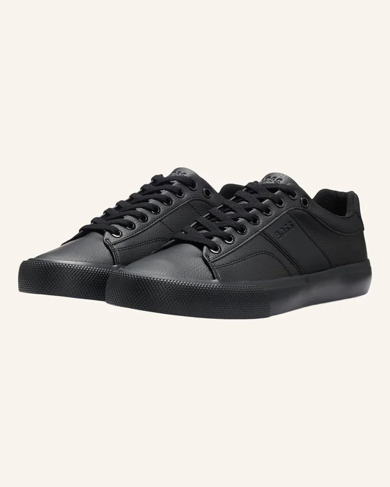HUGO BOSS Sneaker Aiden_Tenn_Grltp schwarz Schwarz