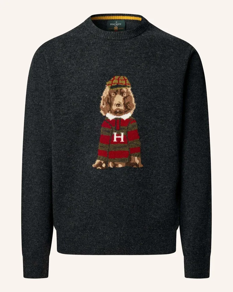Hackett Pullover Heritage Harry Crew grau Dunkelgrau