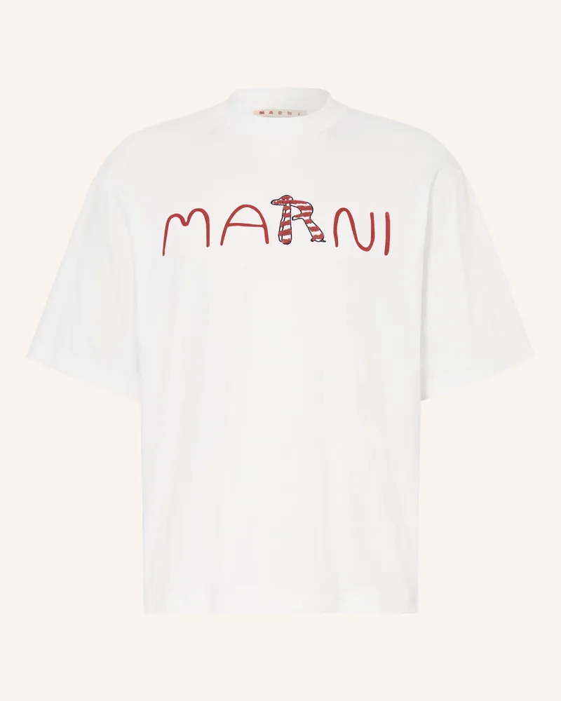 Marni T-Shirt weiss Weiss
