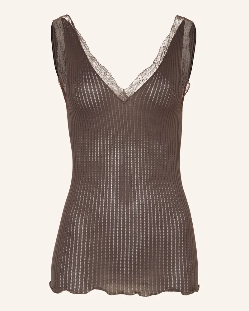 Zimmerli Top Maude Privé braun Dunkelbraun
