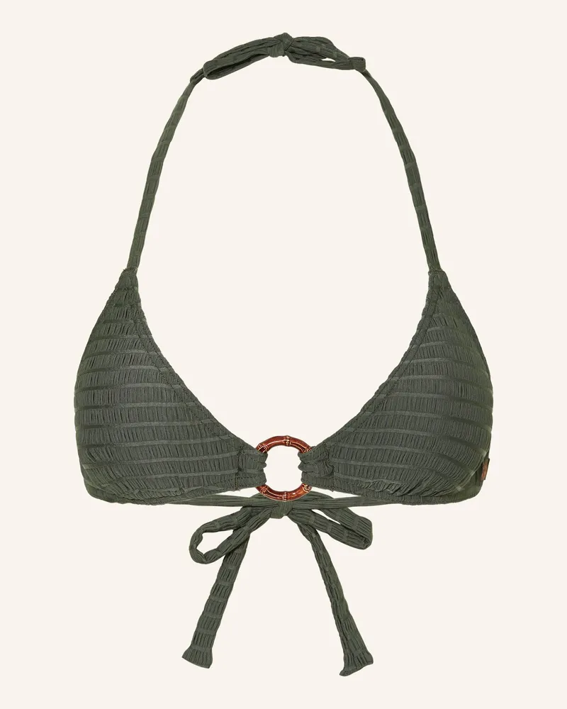 Banana Moon Triangel-Bikini-Top GROOVE DINEW Khaki