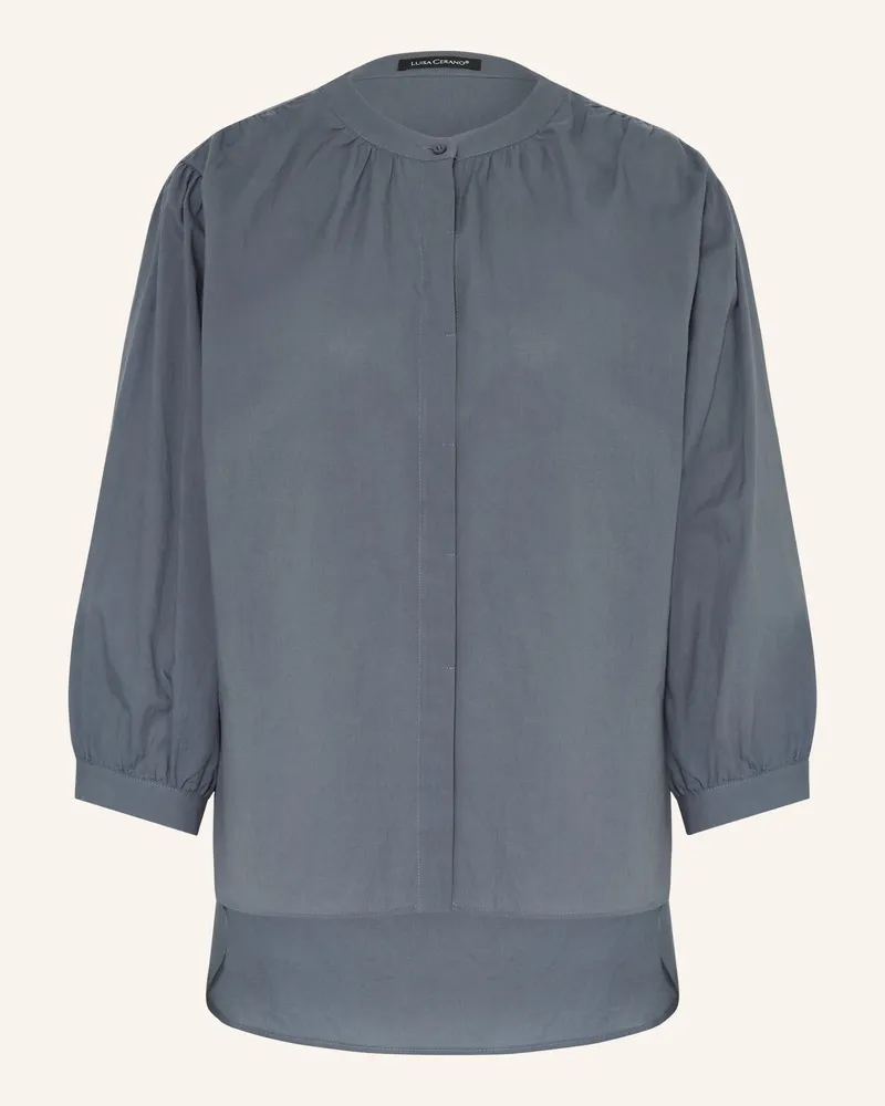 Luisa Cerano Bluse Dunkelblau