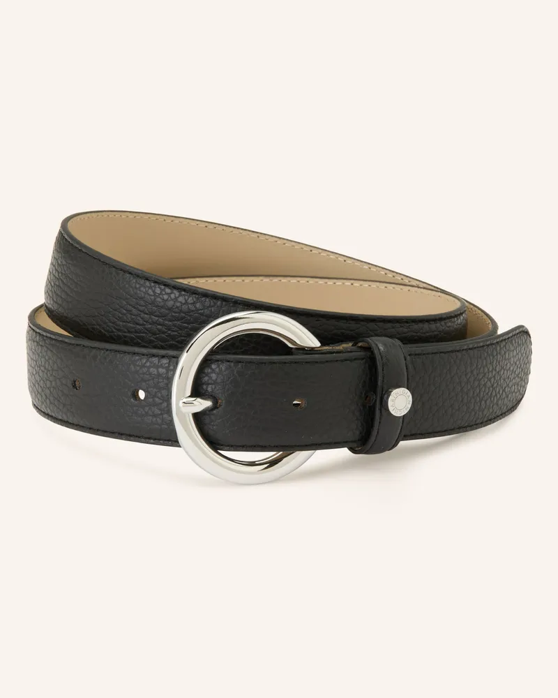 Gianni Chiarini Ledergürtel beige Schwarz