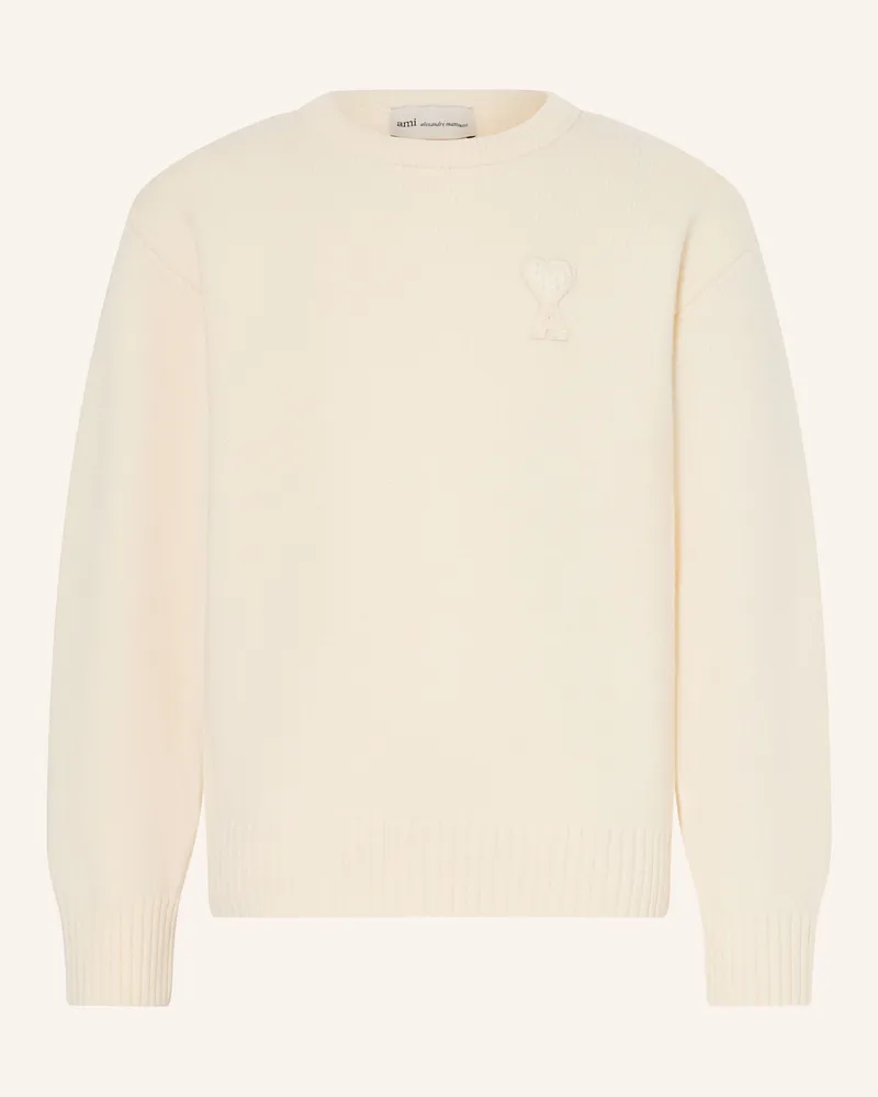 AMI Paris Pullover weiss Creme