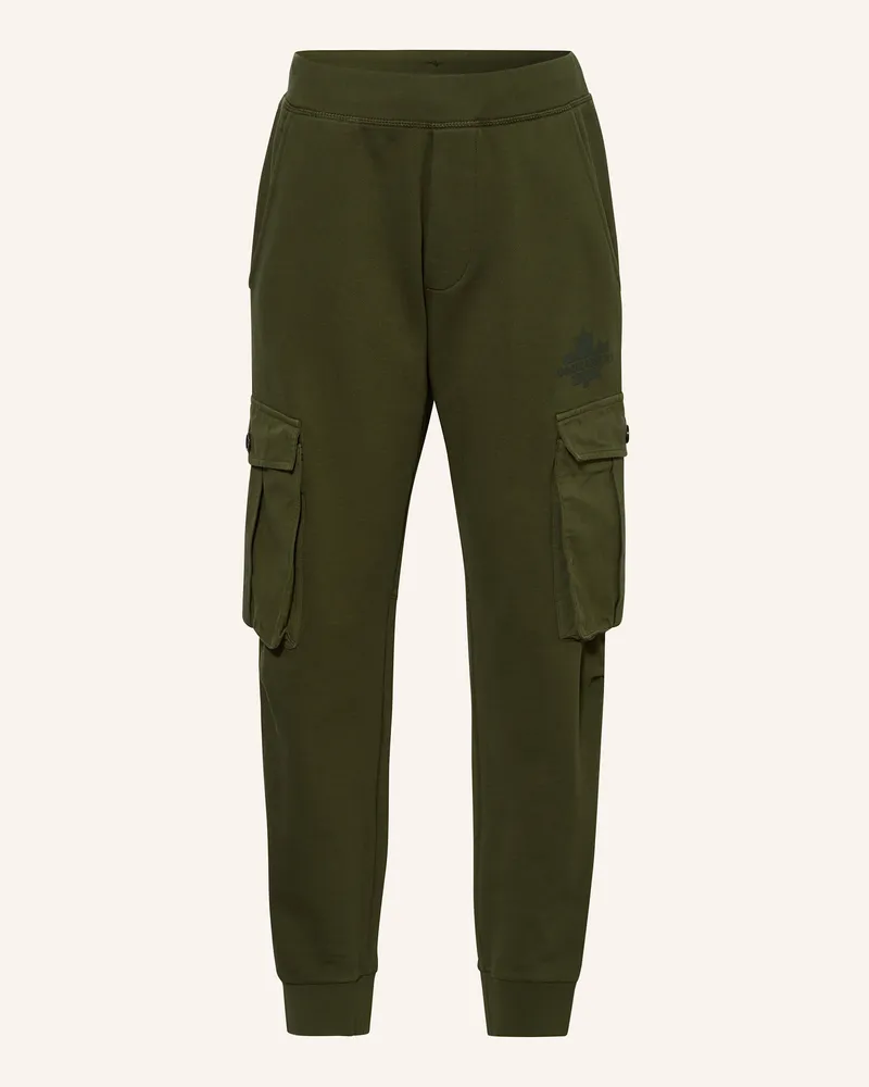 Dsquared2 Cargohose Oliv