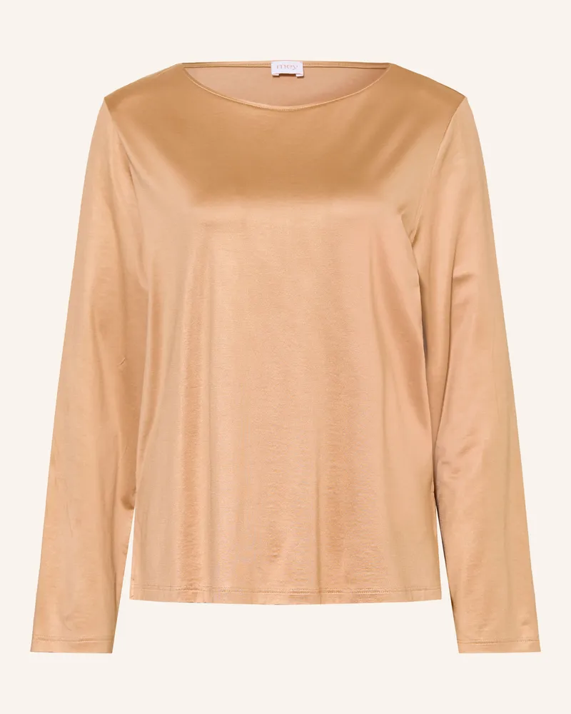 Mey Schlafshirt Serie Pure Shine beige Beige