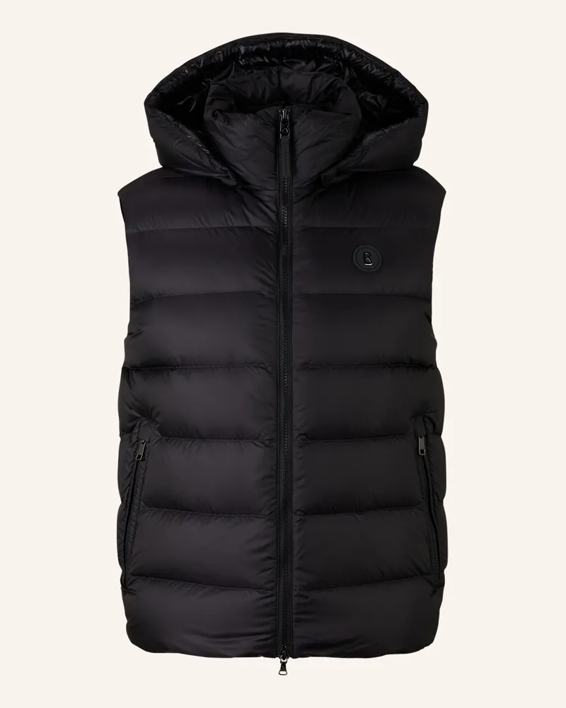 Bogner Daunenweste Schwarz