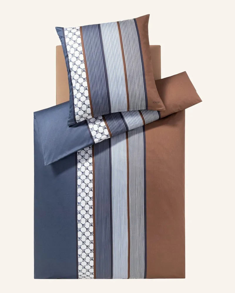 JOOP! Bettwäsche CORNFLOWER STRIPES Dunkelblau