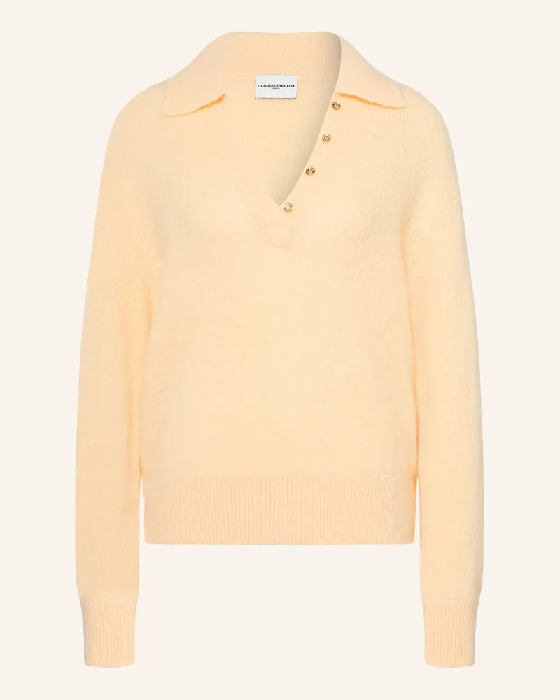 Claudie Pierlot Pullover Mit Mohair gelb Hellgelb