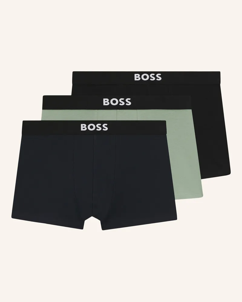HUGO BOSS 3er-Pack Boxershorts One schwarz Schwarz