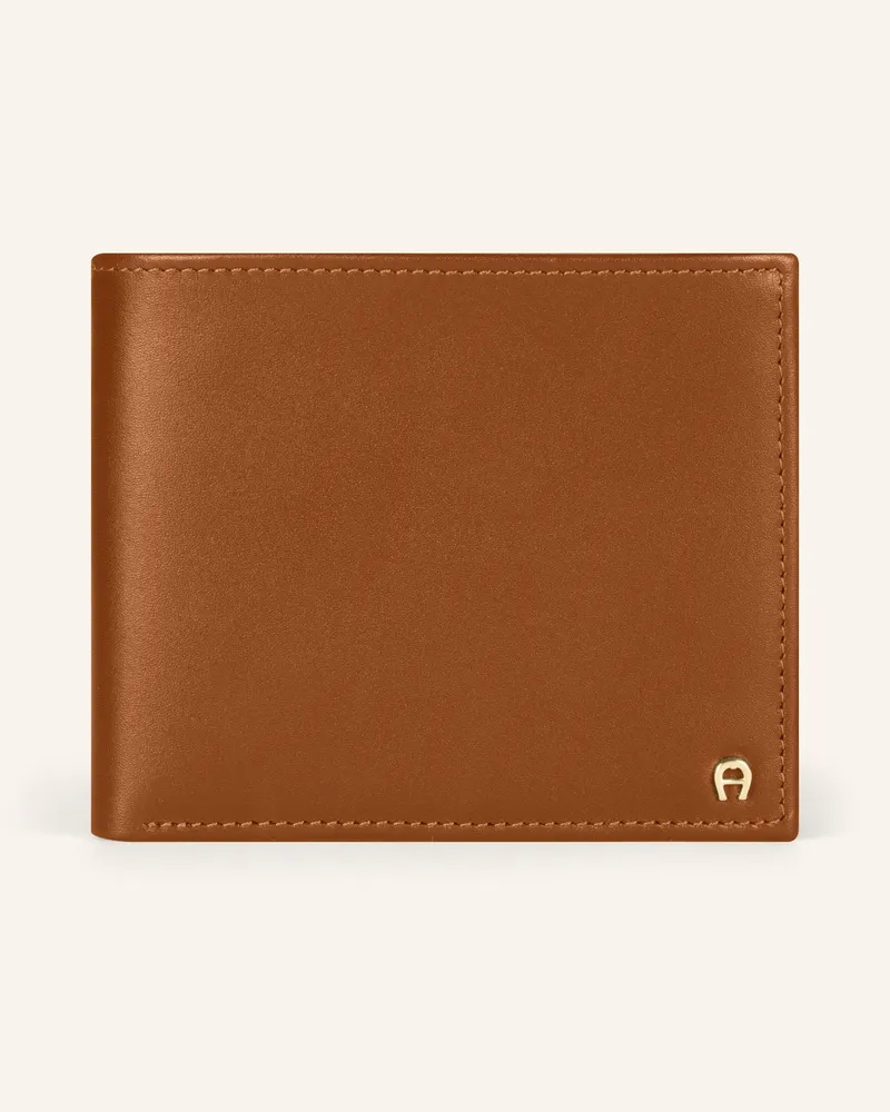 Aigner Geldbörse braun Cognac
