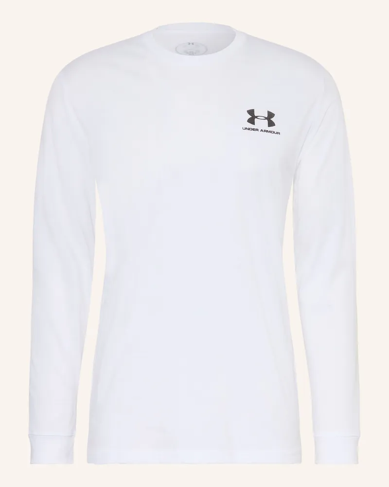 Under Armour Longsleeve Ua Sportstyle Left Chest weiss Weiss